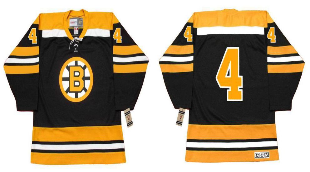 2019 Men Boston Bruins 4 Orr Black CCM NHL jerseys1